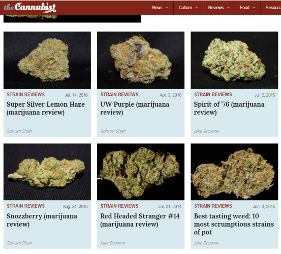 Strain Reviews from the Cannabist
